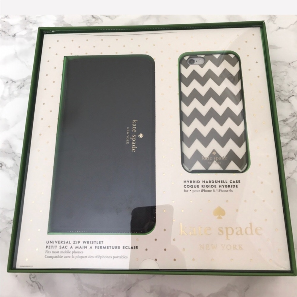 KATE SPADE ♠️ GIFT SET WRISTLET & IPHONE 6/6S CASE